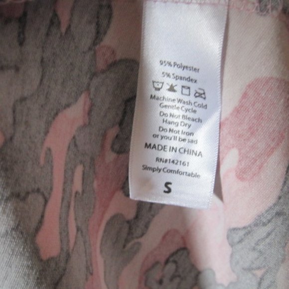 Lularoe Pink Camo Carly Dress - Picture 5 of 6